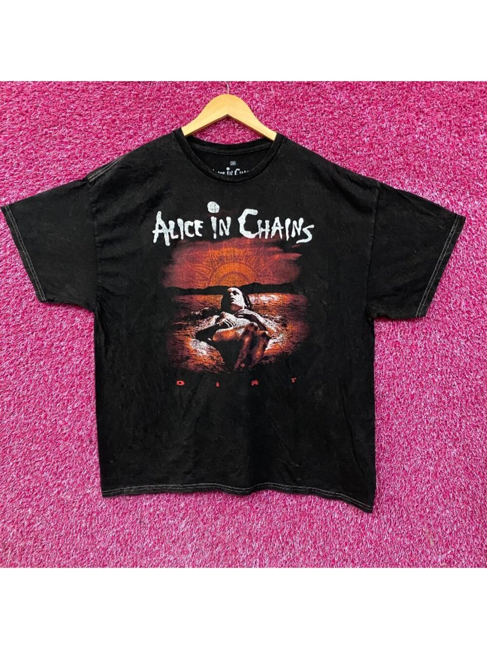 Alice In Chains "Dirt" Album Cover Graphic T-Shirt 2XL